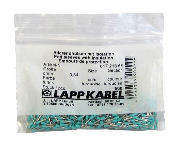 Lapp Ferrules Single 0.34mm2 x 6mm (500 Pack)