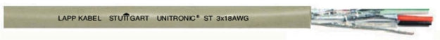 Lapp UNITRONIC ST 3x20AWG (Type 5401FE) (0.5mm) UL Foil Screen Data