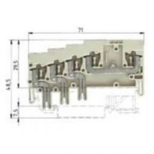 Wieland Grey 4 Level Sensor Module with 24V LED