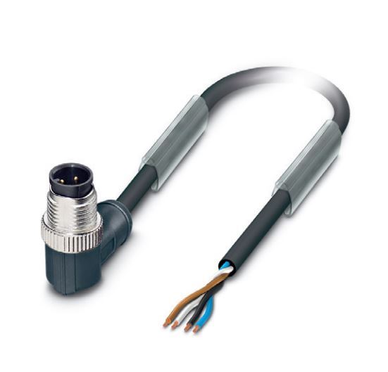 Lapp AB-C4-M12MA Male Right Angle 2m Cordset PUR 4 Pole
