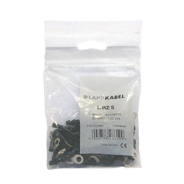 Lapp Ring Cable Lugs Insulated L-RZ Green M53 (100 Pack)