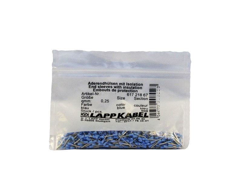 Lapp END SLEEVES AHI L 0.25/ 8 LBU
