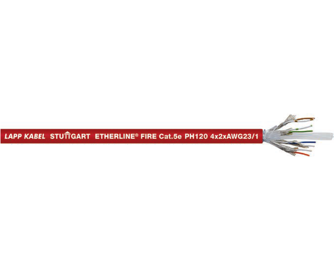 Lapp UNITRONIC ETHERLINE FIRE Cat.5e PH120 4x2x23/1 AWG