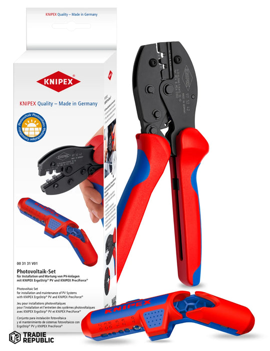 Knipex Photovoltaic Installations Set w ErgoStrip PV & PreciForce
