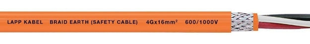Lapp 4X25mm2 + Braid Earth (Safety Cable)