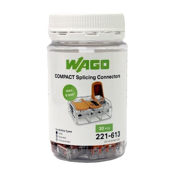 ECS Wago Jar (30) 3-Way 6mm