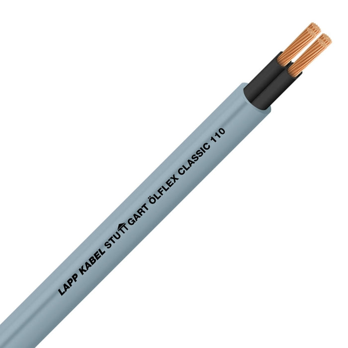 Lapp ?LFLEX 110 Grey Flex Numbered Cores 4X0.75 (4X No Earth)