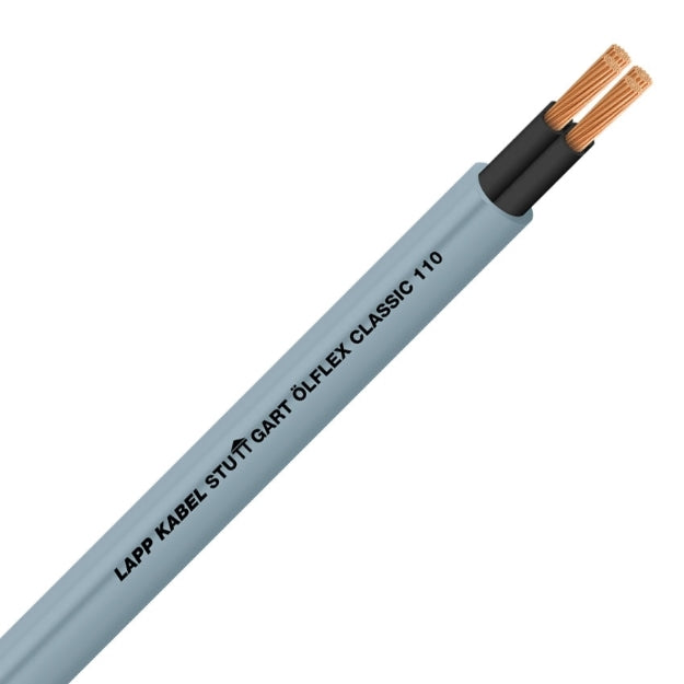 Lapp ?LFLEX 110 Grey Flex Numbered Cores 4X1.5 (4X No Earth)
