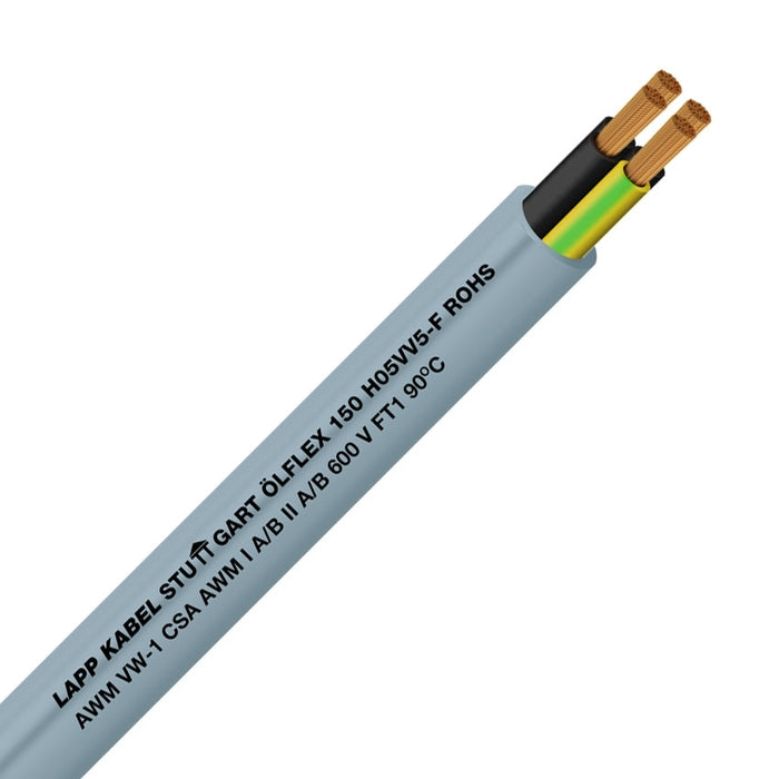 Lapp OLFLEX 150 QUATTRO UL/CSA Flex Numbered Cores 4G0.75 (3 + E)