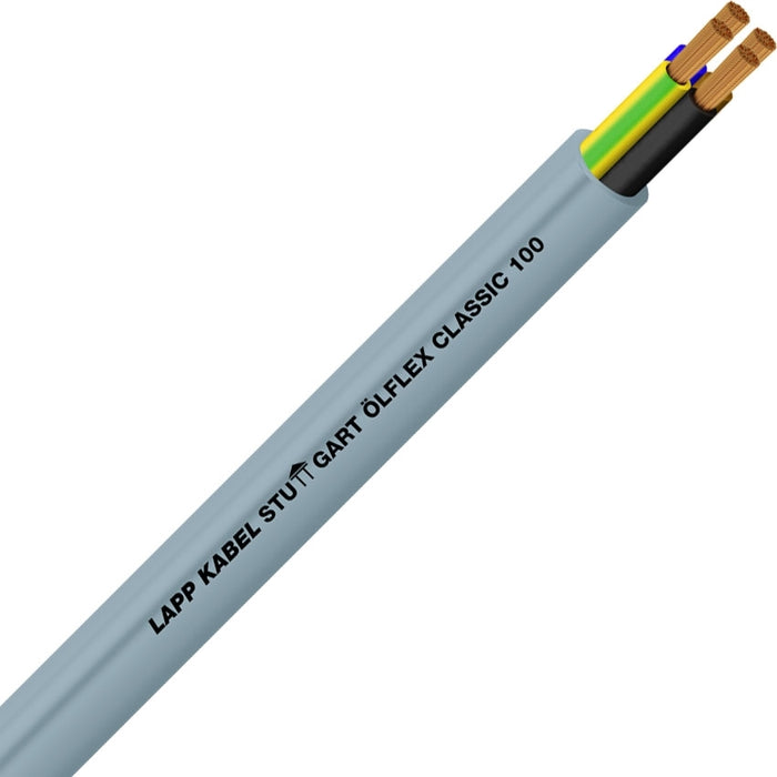 Lapp OLFLEX 100 Grey Flex Coloured Cores 4G1 (3 + E)