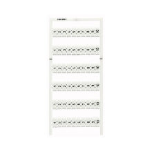 EngComp Wago Vertical Marking - 2.5mm - 1 .. 10 (Card of 10 x 10 Rows)