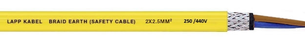 LAPP 2.5MM 2CORE SAFETY BRAID CABLE