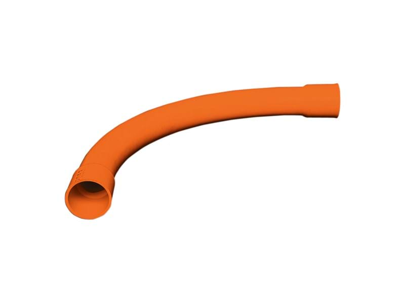 Marley Sweep bend 90deg 40mm orange 12A.40.90O