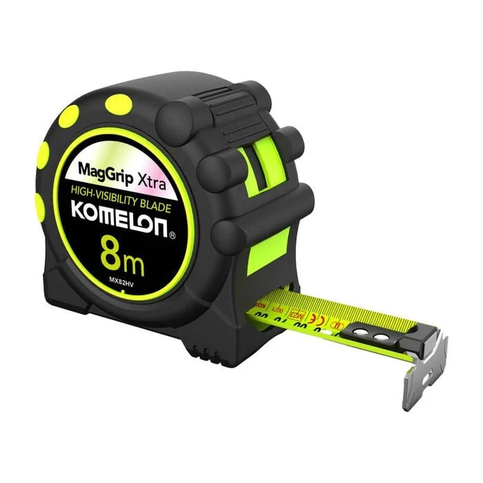 Komelon 8mmx32mm MAGGRIP XTRA MAG TIP HIGH VIZ Tape Measure