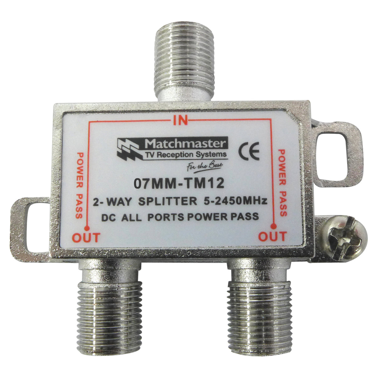 Matchmaster Splitter 2 Way 5-2050 'F' P/P all legs HORIZONTAL — Scott ...