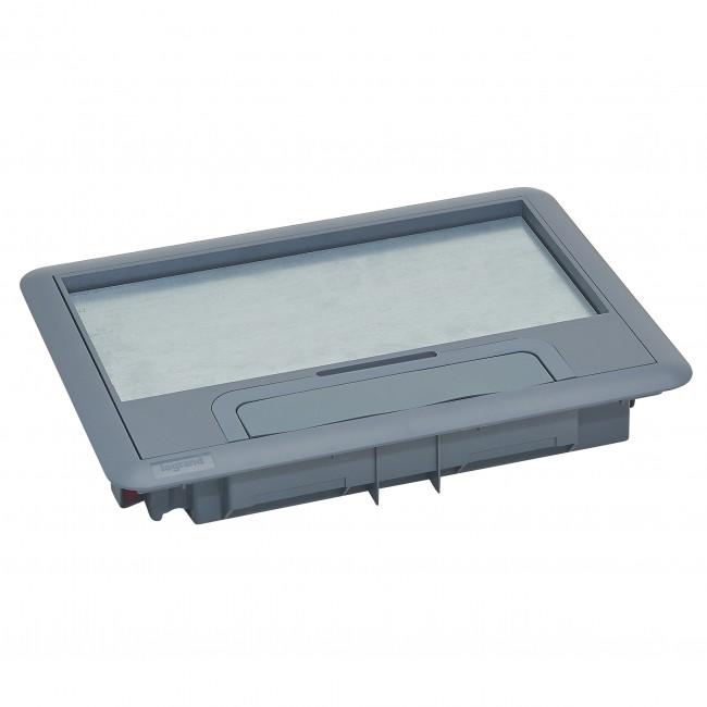 Plastic Lid & Trim for 8/12 Module Floor Boxes 2x4M — Scott Electrical
