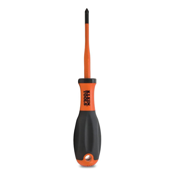 Klein Screwdriver PZ1 x 80mm Slim Profile VDE Insulated Pozidriv