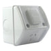 Tradesave Switched Socket 10A Waterproof Single Grey IP53