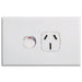 Tradesave Slim 10A Single Horizontal Gang Switch Removable