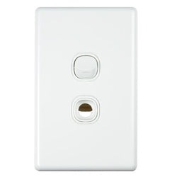 Tradesave 16A 2-Way Vertical 2 Gang PCU Switch