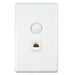 Tradesave 16A 2-Way Vertical 2 Gang PCU Switch