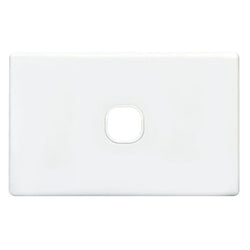 Tradesave Slim Switch Plate Only 1 Gang Accepts All