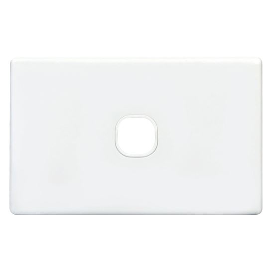 Tradesave Slim Switch Plate Only 1 Gang Accepts All