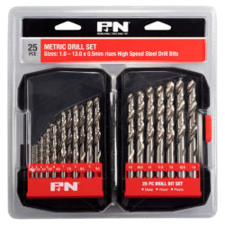 SUTTON P & N DRILL SET MET P&N 25PC HSS GFS