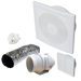 Weiss  Apollo Mixed Flow 150mm Inline Ducted Extractor - Square Fascia