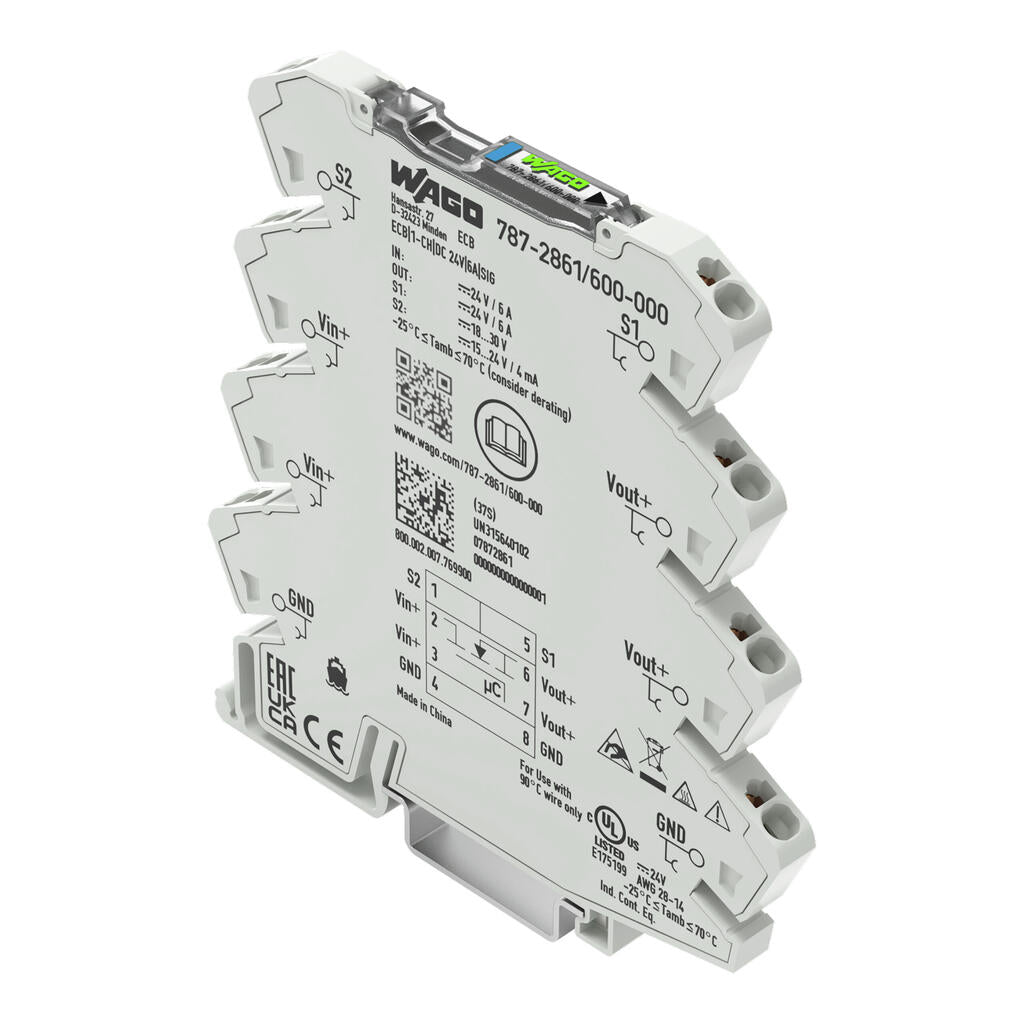 Epsitron EngComp Wago Electronic circuit breaker EPSITRON 1-channel — Scott ...