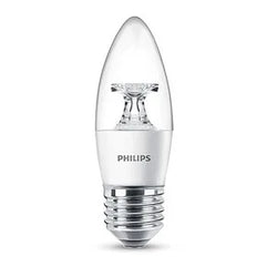 Philips 929001324789 LED Candle 5.5-35W E27 2700K B35 Clear Non-Dimmable