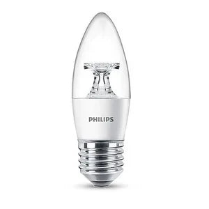 Philips 929001324789 LED Candle 5.5-35W E27 2700K B35 Clear Non-Dimmable