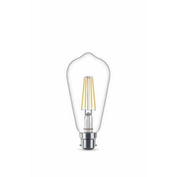 Philips 929001387749 LED Bulb Classic Filament 7-60W ST64 B22 Warm White Clear Non-Dimmable