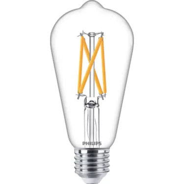 Philips 929002393149 LED Bulb Classic Filament 7-60W ST64 E27 Clear WGD90 Dimmable
