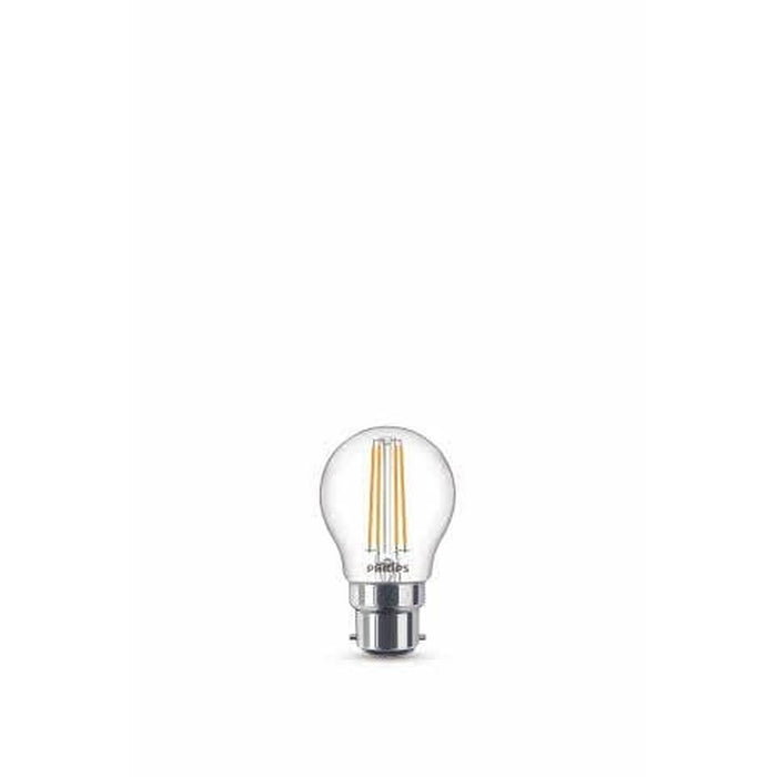 Philips 929002024849 LED Bulb Classic Filament 4.3-40W P45 B22 Warm White Clear Non-Dimmable