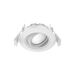 Avantas LED Downlight Leon Recessed 10W IP65 3000K 10deg Tilt ICF White