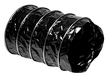 UniLok Duct Flexible 200mm x 6m Unilok FR1 Nude