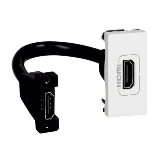Arteor HDMI Socket Preterminated 1 module white