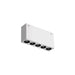 SURFACE GRILLE LIGHT 13W IC-F 3000K IP20 NON DIM WHITE+ BLACK REFLECTOR