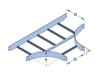 Unistrut 2084598 NEMA 16 Aluminium Cable Ladder 90deg Horizontal Tee AL16-HT-600