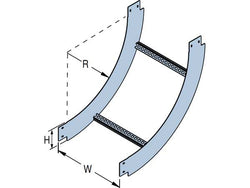 Unistrut 2084932 NEMA 16 Aluminium Cable Ladder Internal Riser AL16-IR-900