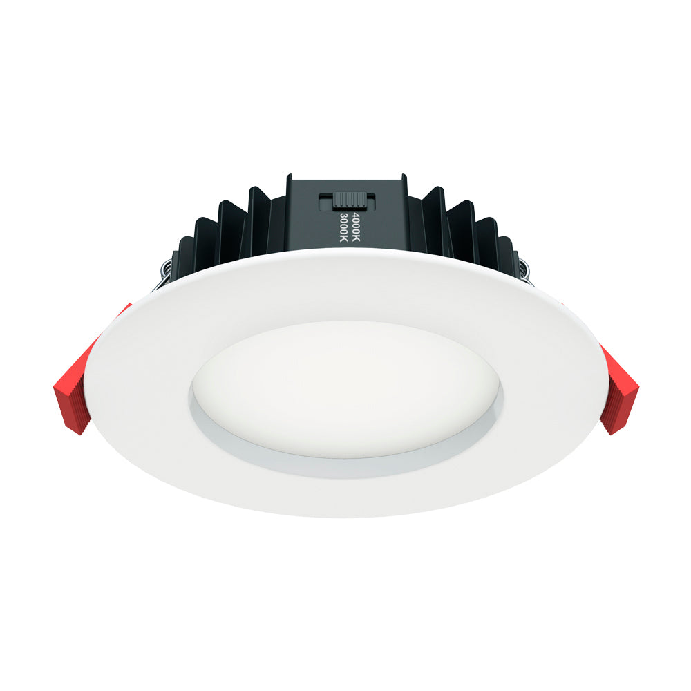 LED REC FIXED C/W UID DRI DIM 10W 300mA DC CC 3K/4K-WH — Scott Electrical