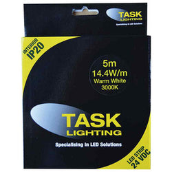 Task STRIP PACK 5M 14.4W/M 24VDC WARM WHITE