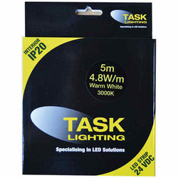 Task STRIP PACK 5M 4.8W/M 24VDC WARM WHIT
