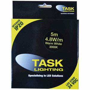 Task STRIP PACK 5M 4.8W/M 24VDC WARM WHIT