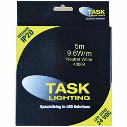 Task STRIP PACK 5M 9.6W/M 24VDC NEUT WHIT