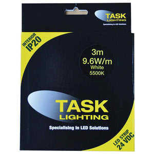 Task STRIP PACK 3M 9.6W/M 24VDC WHITE