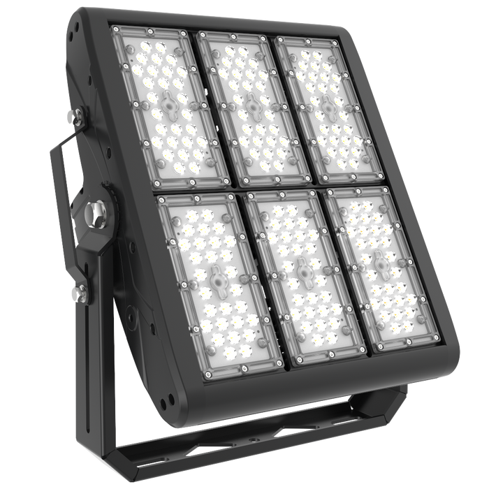 Evolve 320W Falcon PRO LED Floodlight 54,400lm IP67 B85Ã‚Â°x135Ã‚Â° (Asymmetric Wide) CRI>70 5000K Finish: Graphite Black