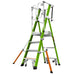 CAGE 2.0 4 STEP IAA FG HIGH VIZ FIXED W/OUTRIGGERS AND WHEELS