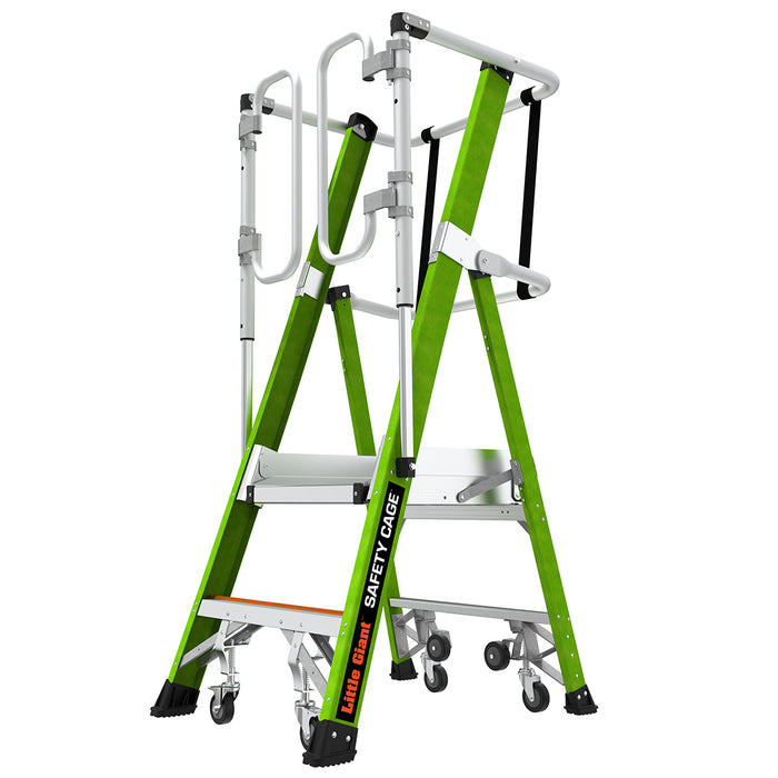 CAGE 2.0 2 STEP IAA FG HIGH VIZ FIXED AND WHEELS